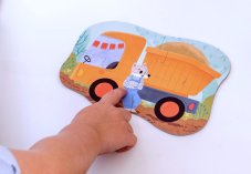 KUKI KUK | Véééliké puzzle | Stavební stroje