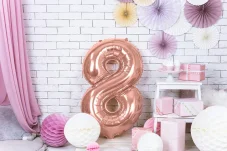 PARTYDECO | Balón narodeninové číslo | 8