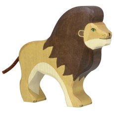 Holztiger | Drevené zvieratko | Stojaci lev