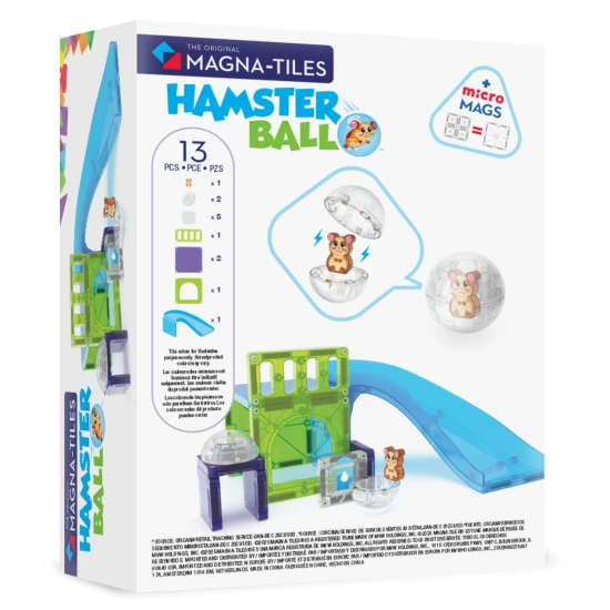 Magna Tiles - Magnetická stavebnice Hamster Ball 13 dílů