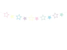 PARTYDECO | Girlanda | Jednorožec  - hviezdy, 1,4 m