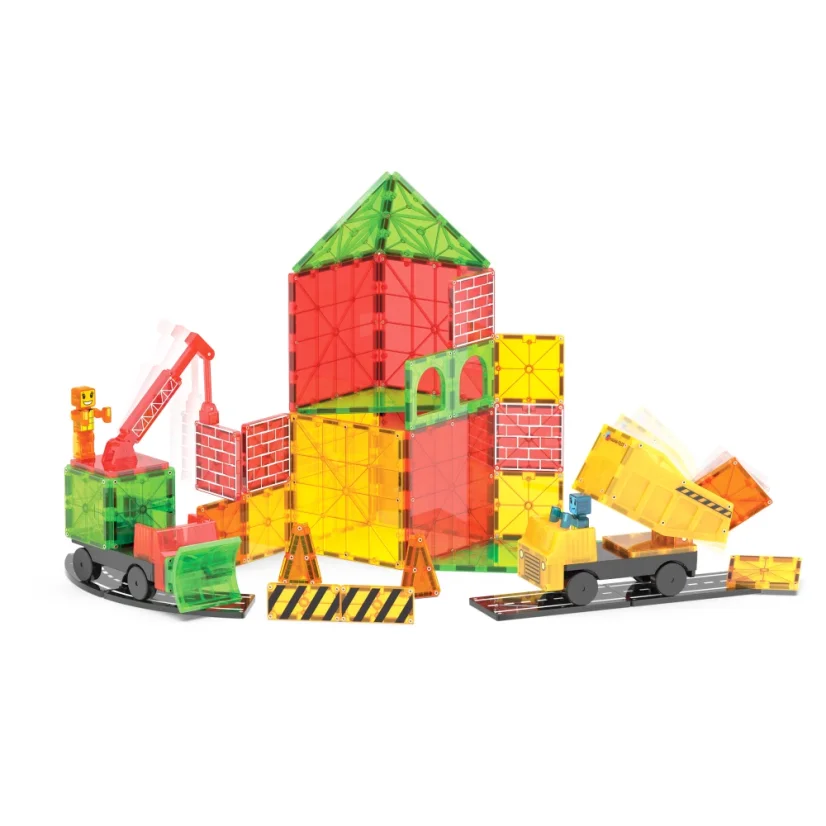 Magna Tiles | Magnetická stavebnice | Builder XL Trucks 50 dílů