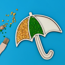 Dáždnik - tácka pre zmyslové hranie