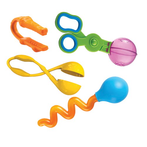 Pomôcky pre sensory play - Farba - svetlá tyrkys