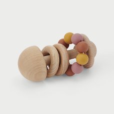 TickiT Chrastítko s korálky SiliSoft (Země)