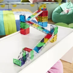 Magna Tiles - Magnetická stavebnice Rail Racers DELUXE 90 dílů