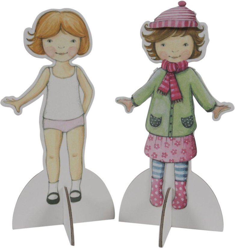 Tiger Tribe | Kreativní vystřihovánky | Paper Dolls - Vintage papírové panenky