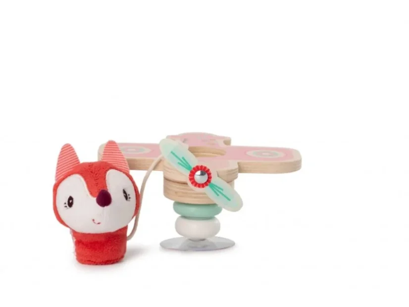 Lilliputiens -  houpací letadlo s pilotem - liška Alice