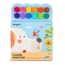 Jar Melo | Kreativní kniha Malování prsty | Život v lese