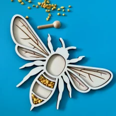Včela - tácka pre zmyslové hranie