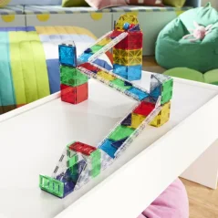 Magna Tiles - Magnetická stavebnice Rail Racers DELUXE 90 dílů