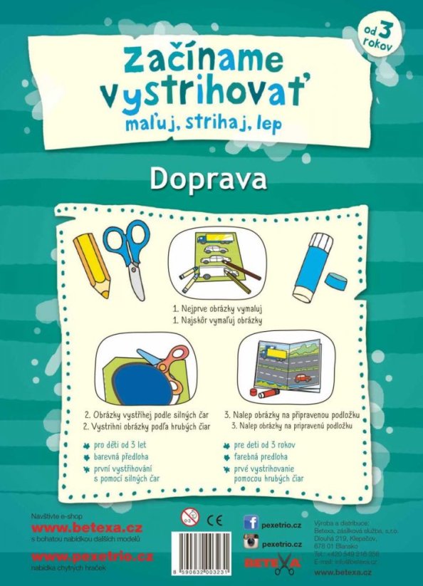 BETEXA Začínáme vystřihovat Doprava