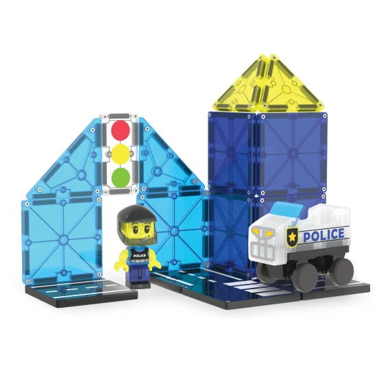 Magna Tiles - Magnetická stavebnice Police Patrol 20 dílů