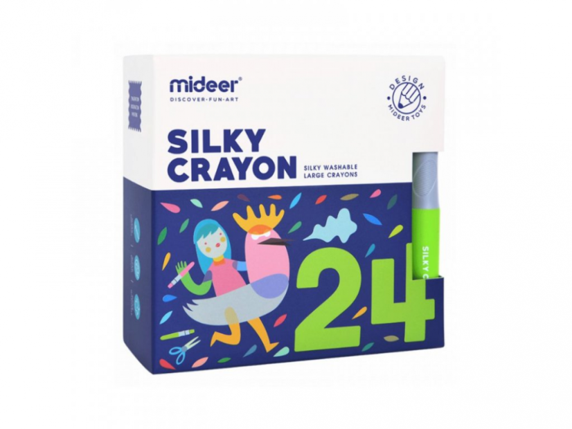 MiDeer HEDVÁBNÉ BAREVNÉ VOSKOVKY 24KS