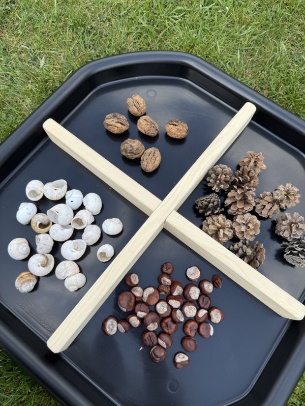 TUFF TRAY |  MINI | Drevený rozdeľovač | demont