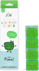 Glo Pals Senzorické kocky svietiace vo vode - zelené