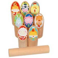 Goki Vikingská hra zvierací kubb, v bavlnenom vrecku