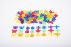 TickiT Průsvitný barevný hmyz (96 ks)