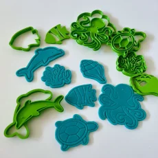 Mořský svět - vykrajovátka - sada 6 ks