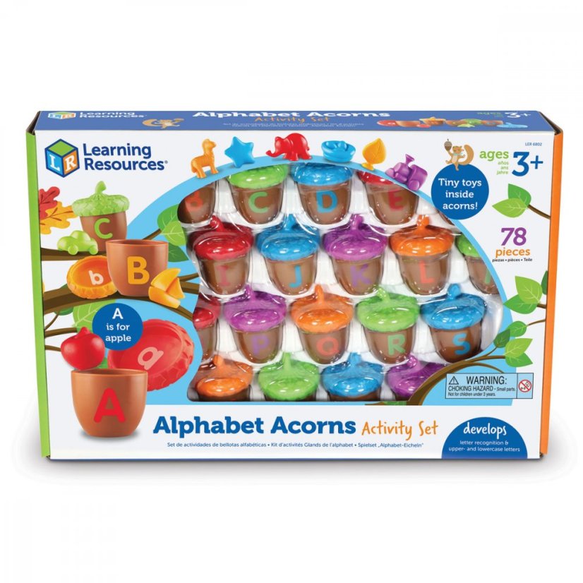 Learning Resources | Discovery Acorns | Žaludy s abecedou