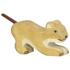 Holztiger | Drevené zvieratko | Hrajúce sa levíča