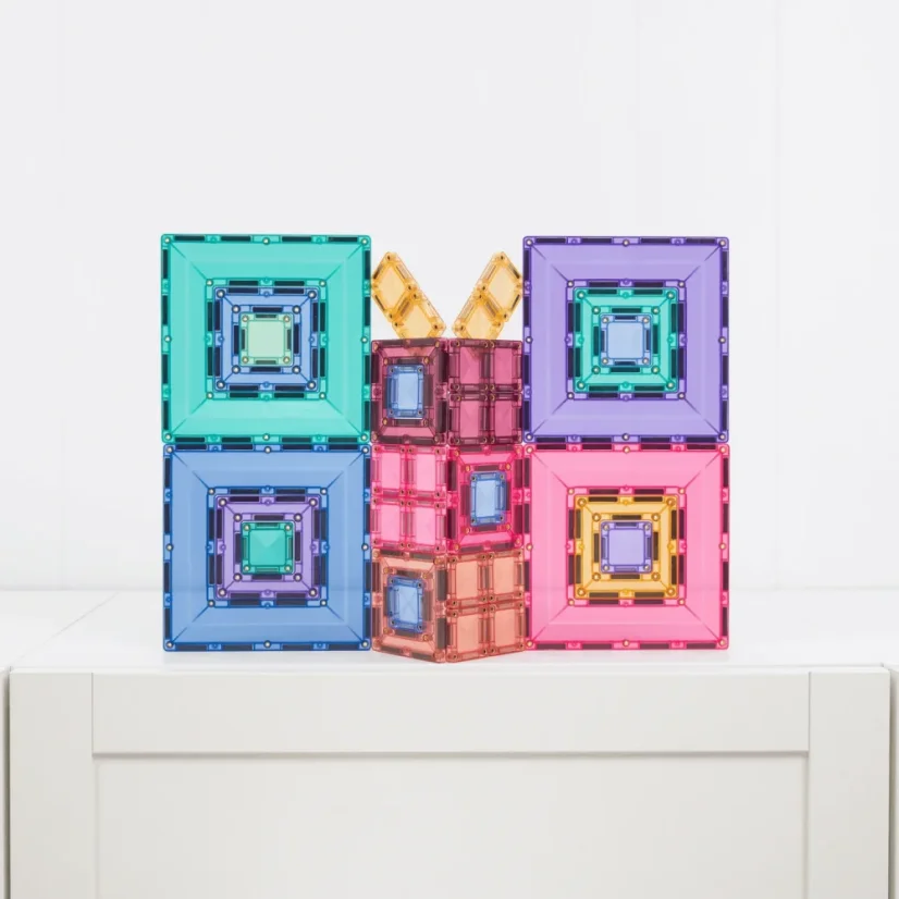 Connetix Tiles | Bright Portal Pastel | sada 48 ks