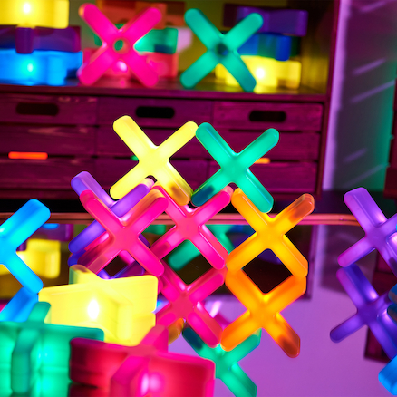 Malé zářící křížky - 12 ks