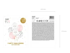 PARTYDECO | Nafukovací balónky | Kočka 30cm, mix 6ks