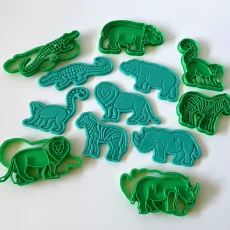 Africká fauna | vykrajovátka | sada 6 ks