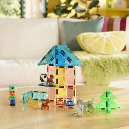 Magna Tiles | Magnetická stavebnice | Puppy Park 27 dílů