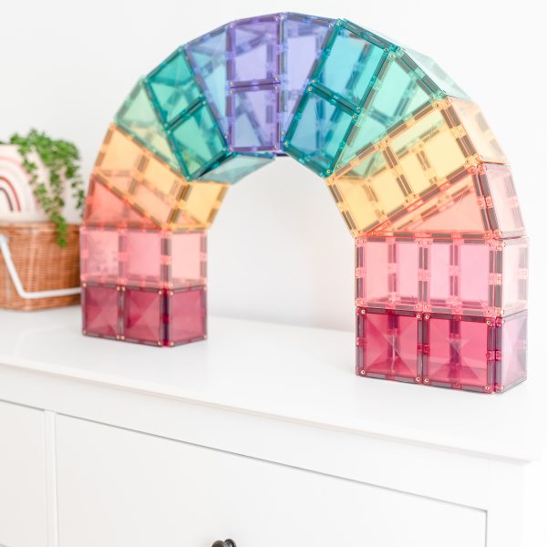 Connetix Tiles - 202 kusů Pastelová