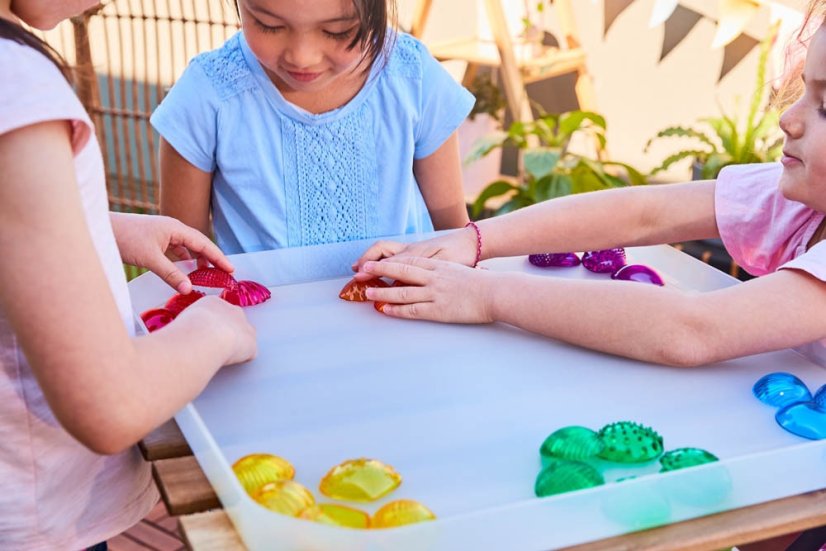 edx Barevné mušle - 108 ks