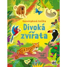 DIVOKÁ ZVÍŘATA samolepková knížka