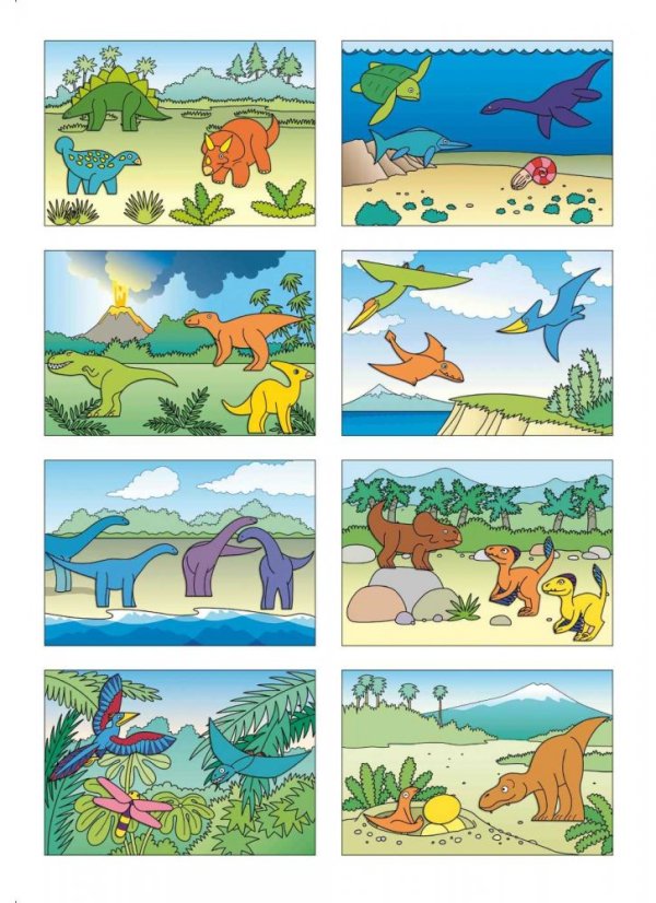BETEXA | Začínáme vystřihovat | Dinosauři