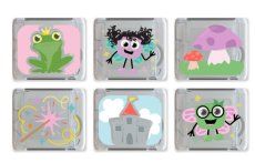 Glo Pals senzorické kostky svítící ve vodě - víly