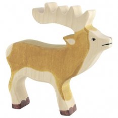 Holztiger - Jelen – lesní zvíře ze dřeva