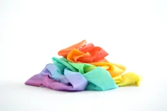 Play cloth - Pastel rainbow - 120 x 120 cm