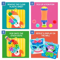 Learning Resources Pom Pom Kit Obliekanie zvieratiek