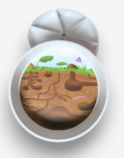 Pod zemí – Podložka do PlayTray