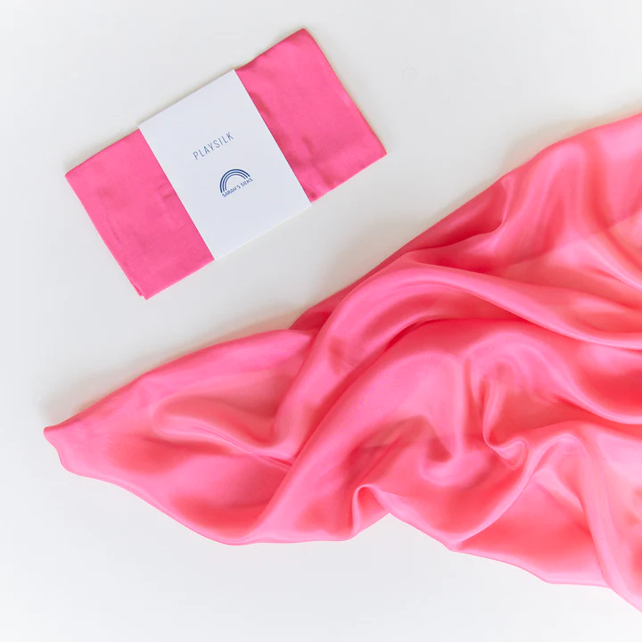 Sarah's Silks Hedvábný šátek - Barva: růžová