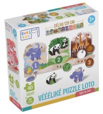 KUKI KUK | Véééliké puzzle loto | Výlet do ZOO