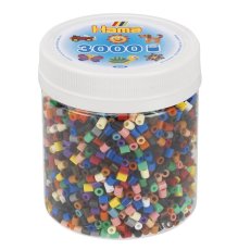 HAMA zažehľovacie korálky v tube MIDI - MIX 3.000ks