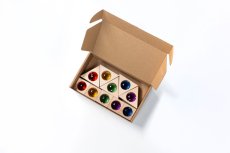 Súprava 5 štvorcov + 5 trojuholníkov kuk-kocky