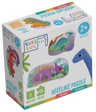 KUKI KUK Vééľké puzzle Dinosaury