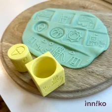 Inniko | Obtiskovací kostka s válečkem 2v1 | Léto