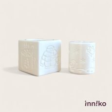 Inniko | Odtláčacia kocka s valčekom 2v1 | Zima