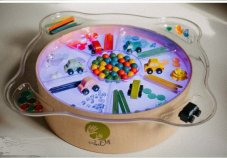 EDUPLAY | Číra miska pre Magický svetelný stôl so siedmimi priehradkami