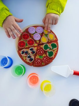 Aktivity s dřevěnou pizzou