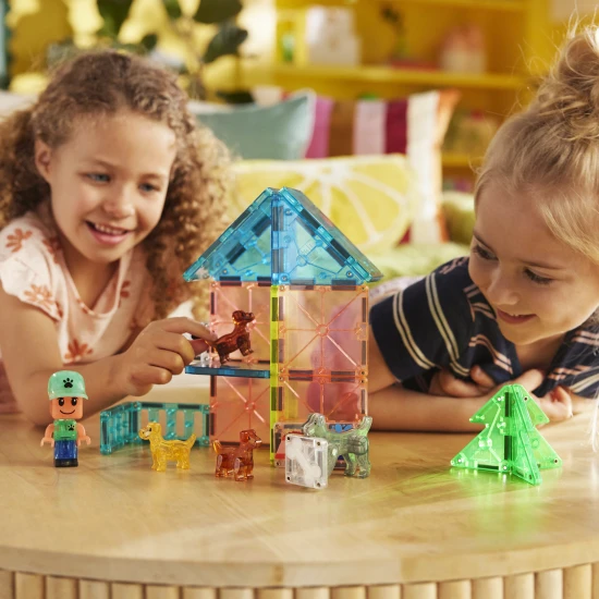 Magna Tiles | Magnetická stavebnice | Puppy Park 27 dílů