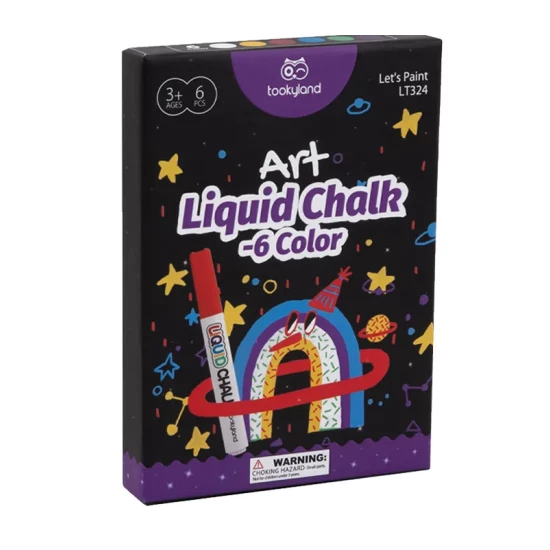 Tookyland Tekuté křídy - 6 barev
